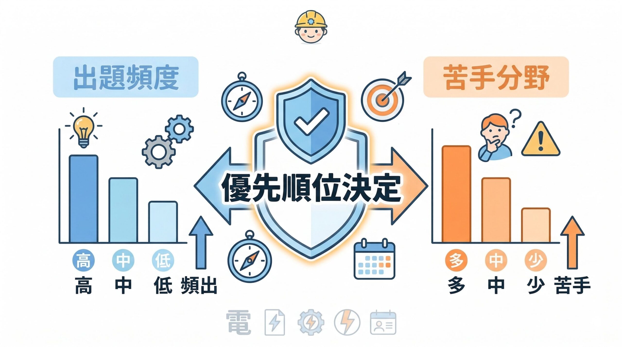 電験の出題傾向の見方と優先順位の付け方 どこから勉強するかを決める考え方